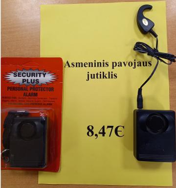 Asmeninis pavojaus jutiklis
