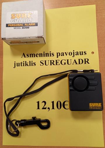 Asmeninis pavojaus jutiklis SUREGUARD
